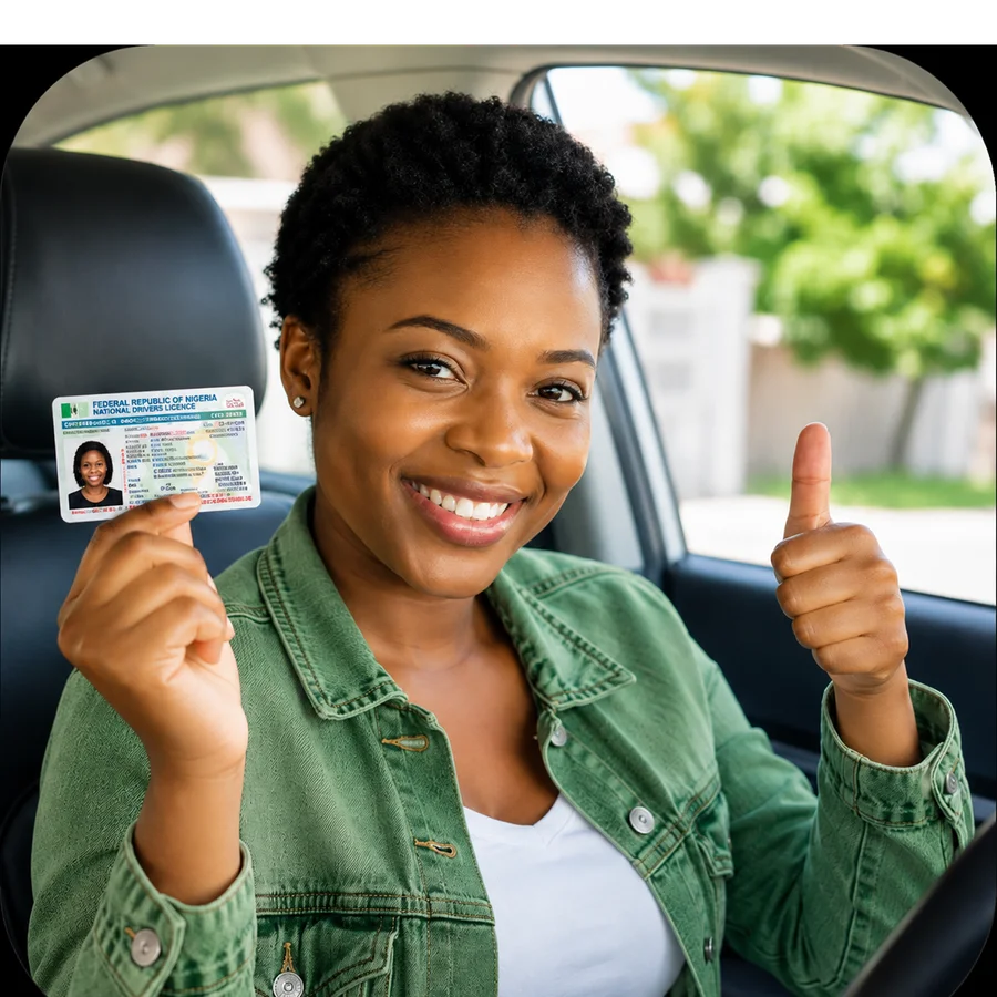 Driver holding a national driver licence