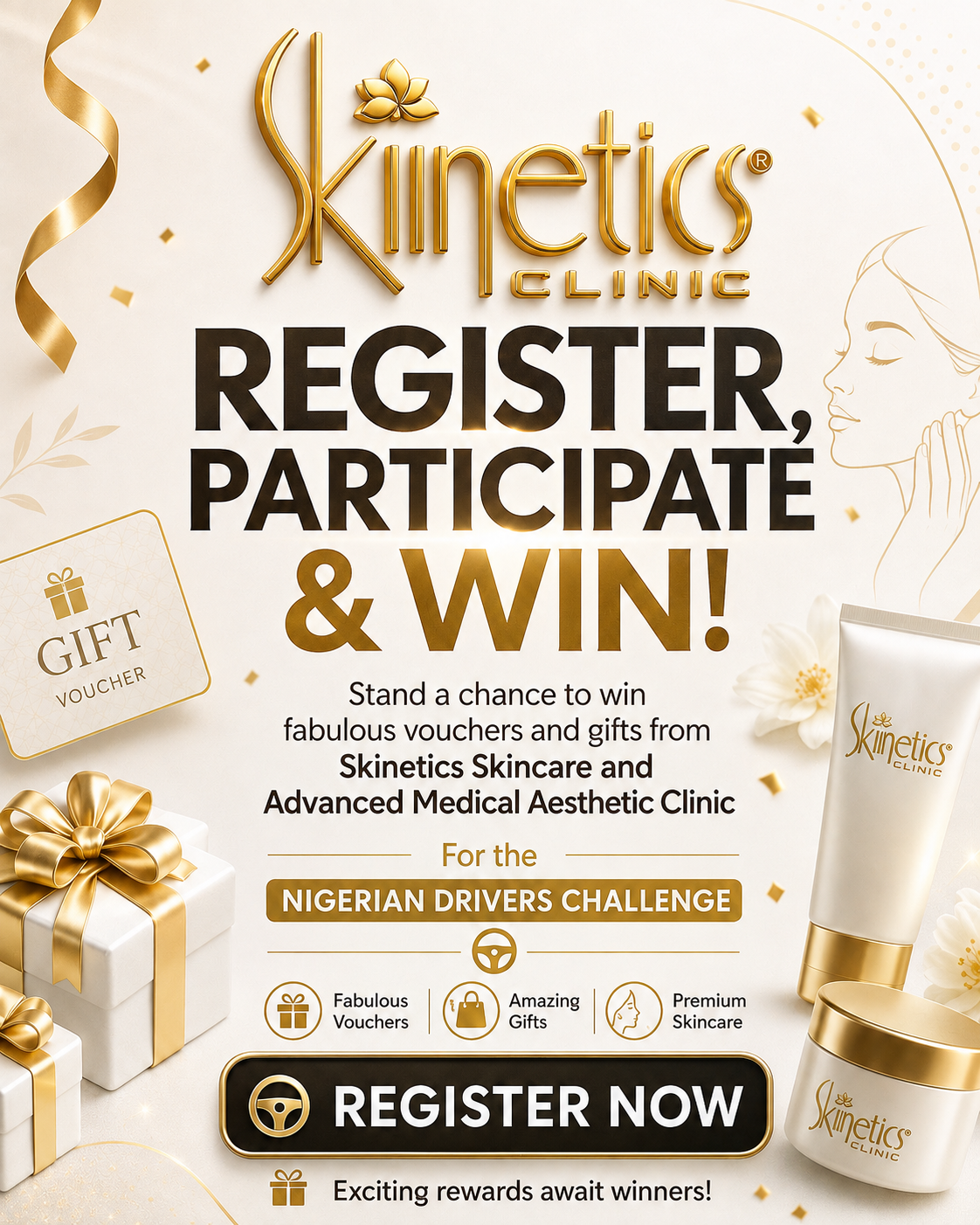 Skinetics Clinic — Register & Win